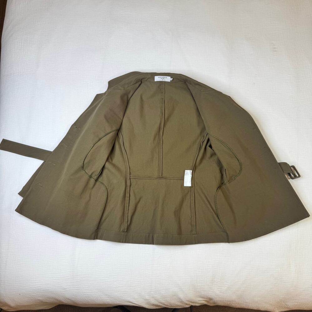 M.M. LaFleur Emalis Eco Jacket Oregano Green Utility Blazer Women's 12 Ethical - Picture 6 of 16